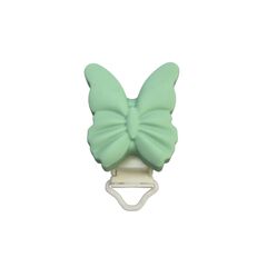 Кліпса метелик силіконова, 62 мм, Варіація: пластикова застібка, Колір: Головний