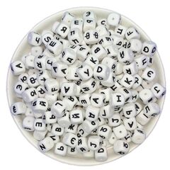 Літера намистина силіконова, 12 мм, Варіація: Головний, Колір: Головний