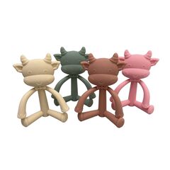 Корівка силіконова іграшка, 99 мм, Колір: Головний