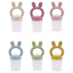 Ніблер зайчик силіконовий, 11 см, Колір: Головний