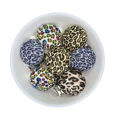 Кліпса принтована силіконова з металевою застібкою, 50 мм, Варіація: металева застібка, Колір: Головний