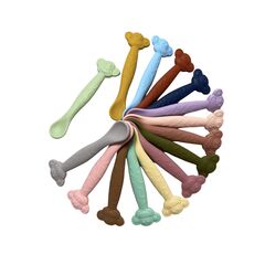 Ложка обезьянка силиконовая, 15 см, Цвет: главный