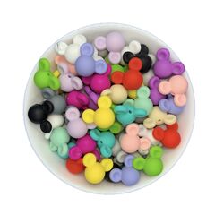 Микки бусина силиконовая, 23 мм, Цвет: главный