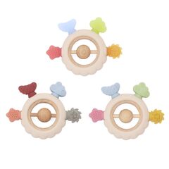 Карусель прорізувач силіконовий з деревом, 106 мм, Колір: Головний