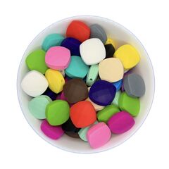 Ромб бусина силиконовая, 23 мм, Цвет: главный