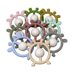 Погремушка Жираф, 95 мм, Цвет: главный