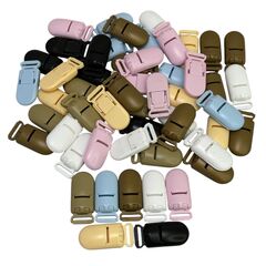 Кліпса овальна пластикова М, 40 мм, Колір: Головний