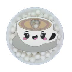 Чашка гризунець силіконовий, 90 мм, Колір: сірий