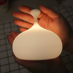 Нічничок для дитячої кімнати силіконовий, краплинка, Колір: білий