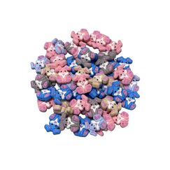 Зайка мультяшний намистина силіконова, 28 мм, Колір: Головний