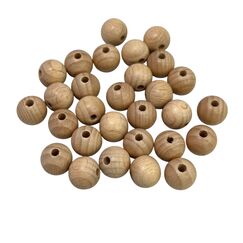 Сфера намистина дерев'яна, 14 мм, Колір: Головний