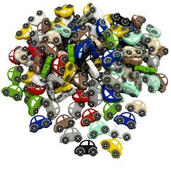 Машинка міні-купер намистина силіконова, 30 мм, Колір: Головний