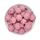 Икосаэдр бусина силиконовая, 14 мм, Цвет: румянец