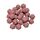 Икосаэдр бусина силиконовая, 14 мм, Цвет: пепельная роза