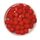 Алмаз намистина силіконова, 14 мм, Колір: червоний