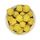 Ікосаедр намистина силіконова, 17 мм, Колір: гірчичний