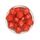 Ікосаедр намистина силіконова, 17 мм, Колір: червоний