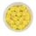 Икосаэдр бусина силиконовая, 14 мм, Цвет: желтый