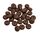 Абакус намистина силіконова, 14 мм, Колір: коричневий