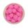 Ікосаедр намистина силіконова, 17 мм, Колір: рожевий