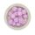 Ікосаедр намистина силіконова, 17 мм, Колір: лавандовий