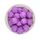 Ікосаедр намистина силіконова, 17 мм, Колір: бузковий