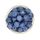 Гексагон бусина силиконовая, 14 мм, Цвет: синий бархат
