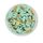 Корона міні намистина силіконова, 17 мм, Колір: м'ятний