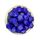 Гексагон бусина силиконовая, 14 мм, Цвет: синий тёмный