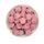 Гексагон бусина силиконовая, 14 мм, Цвет: румянец