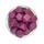 Гексагон бусина силиконовая, 17 мм, Цвет: винный