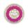 Кільце велике намистина силіконова, 65 мм, Колір: малиновий