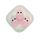 Сова совка намистина силіконова, 31 мм, Колір: рожевий кварц