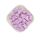 Серце міні намистина силіконова, 14 мм, Колір: лавандовий