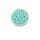 Сфера бусина силиконовая, 12 мм, Цвет: тиффани
