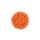 Сфера бусина силиконовая, 12 мм, Цвет: оранжевый
