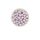 Сфера бусина силиконовая, 12 мм, Цвет: лавандовый