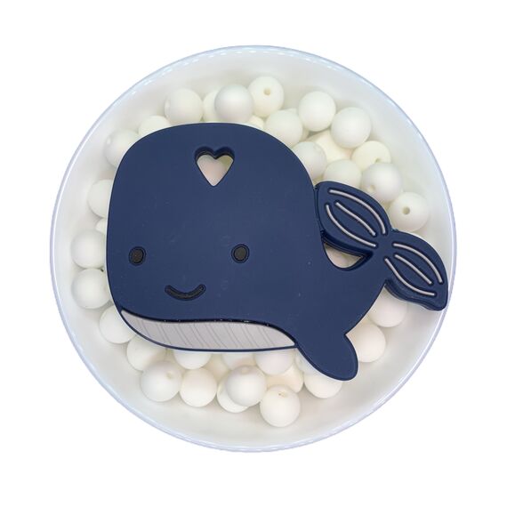 Кит гризунець силіконовий, 94 мм, Колір: синій оксамит