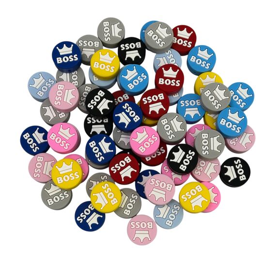 BOSS шайба бусина силиконовая, 20 мм, Вариация: BOSS, Цвет: главный