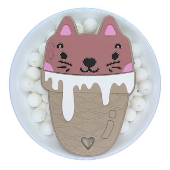 Котик морозиво гризунець силіконовий, 109 мм, Колір: Головний