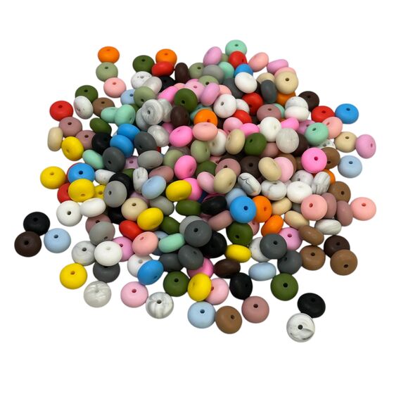 Абакус намистина силіконова, 14 мм, Колір: Головний