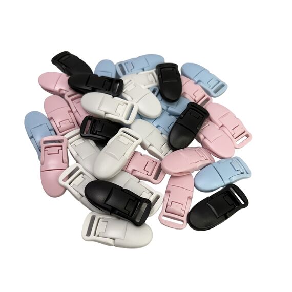 Кліпса овальна пластикова L, 48 мм, Колір: Головний