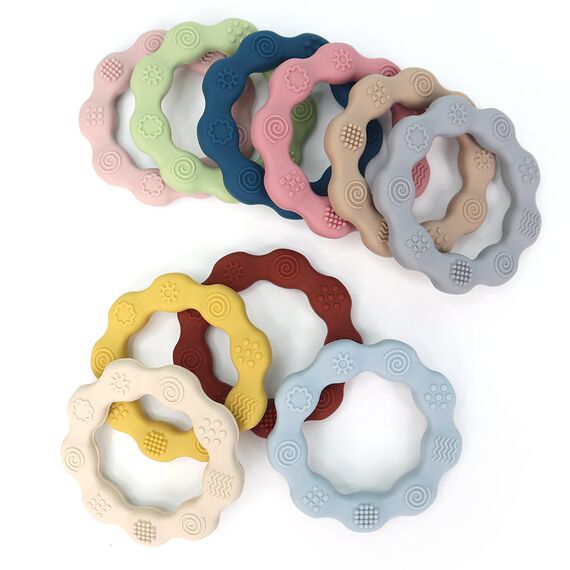 Кольцо грызунок силиконовый, 82 мм, Цвет: главный