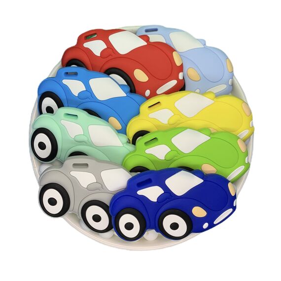 Машинка гоночная грызунок силиконовый, 87 мм, Цвет: главный