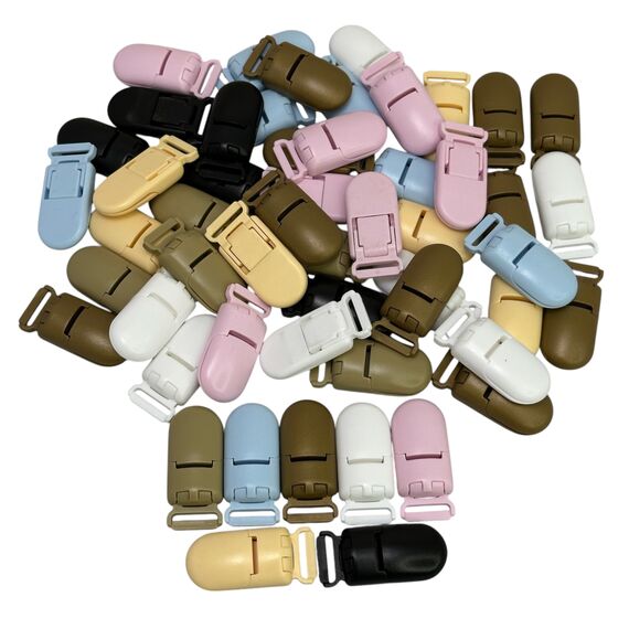 Кліпса овальна пластикова М, 40 мм, Колір: Головний