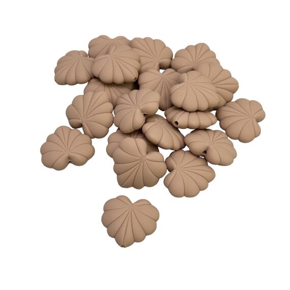 Сердце лотос бусина силиконовая, 27 мм, Цвет: главный