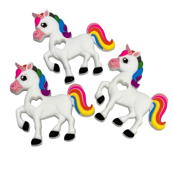 Коник веселка прорізувач силіконовий, 90 мм, Колір: Головний