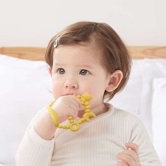 Звёздочка прорезыватель силиконовый на ручку, 11 см, Цвет: главный, изображение 4